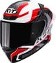 Capacete KYT TT Revo Speeding White/Red