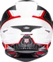Capacete KYT TT Revo Speeding White/Red