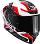 Capacete KYT TT Revo Speeding White/Red