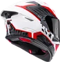 Capacete KYT TT Revo Speeding White/Red