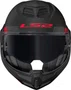 Capacete LS2 FF906 Advant Bend Fosco Escamoteável