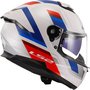 Capacete LS2 Stream II FF808 Vintage Wht/Red/Blue