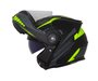 Capacete Norisk Route FF345 Motion Preto Fosco/Amarelo Fluor